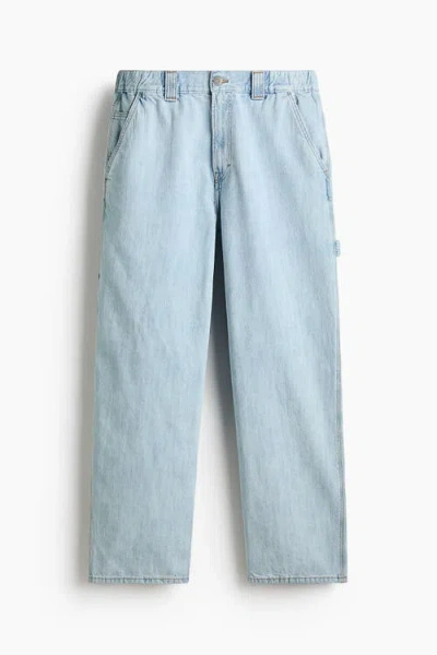 H&m Baggy Carpenter Jeans In Blue