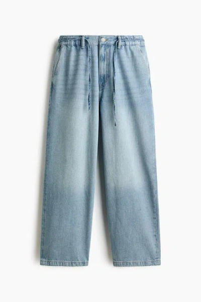 H&m Baggy Jeans In Black