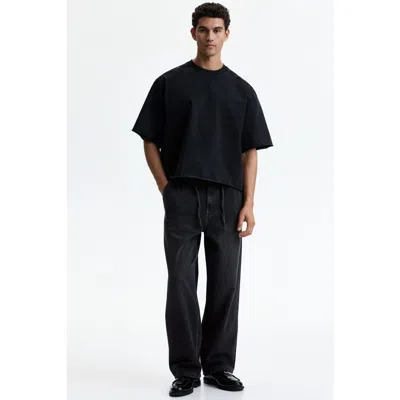 H&m Baggy Jeans In Black