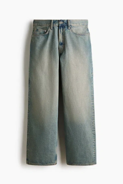 H&m Baggy Jeans In Blue