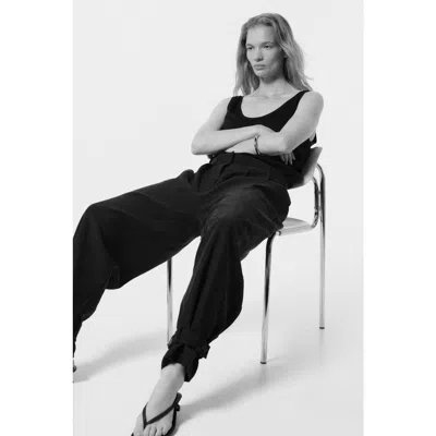 H&m Balloon Trousers In Black
