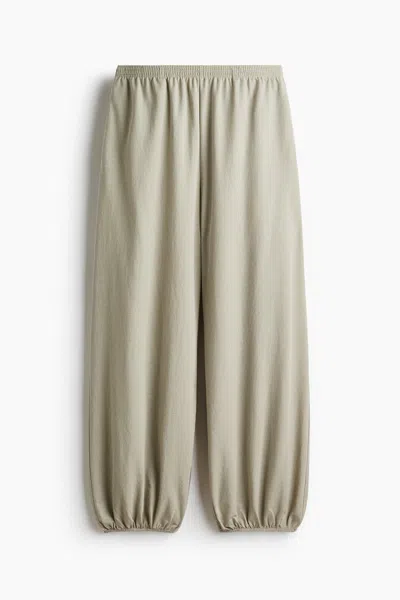 H&m Balloon-leg Joggers In Beige