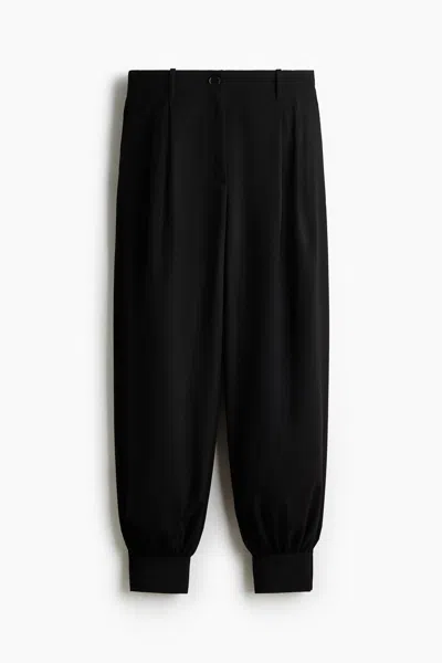 H&m Balloon-leg Pants In Black