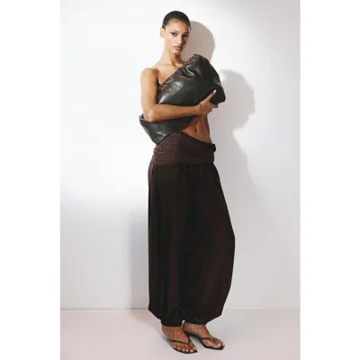 H&m Balloon-leg Pants In Brown