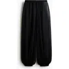 H&m Balloon-leg Pull-on Trousers In Black