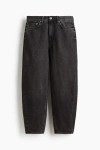 H&m Barrel Loose Jeans In Black
