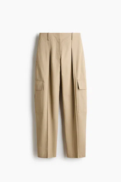 H&m Barrel-leg Cargo Pants In Multi
