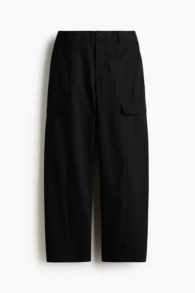 H&m Barrel-leg Cargo Pants In Multi