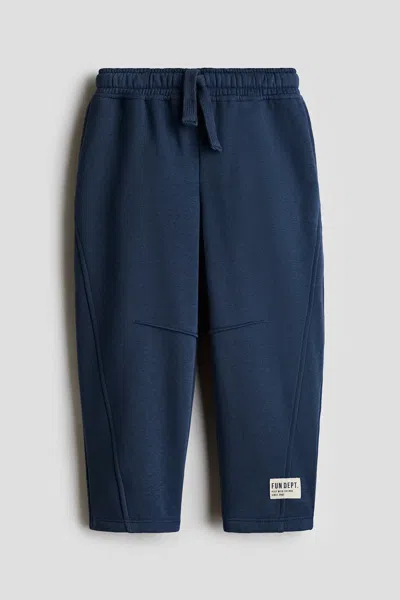 H&m Kids' Barrel-leg Joggers In Blue