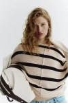 H&m Batwing-sleeved Jumper In Multi