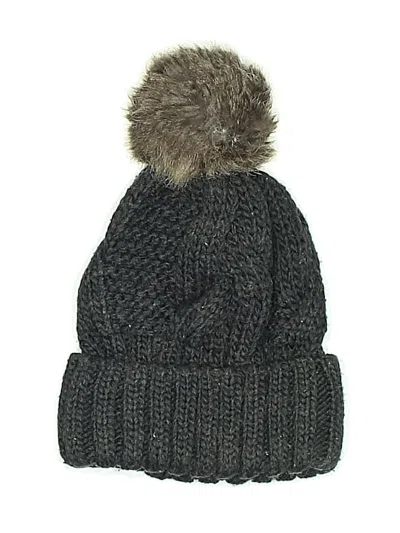 Pre-owned H&m Beanie Hat In Black