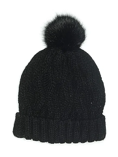 Pre-owned H&m Beanie Hat In Black