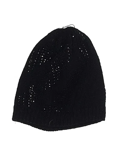 Pre-owned H&m Beanie Hat In Black