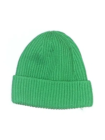 Pre-owned H&m Beanie Hat In Green