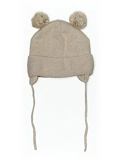 Pre-owned H&m Babies' Beanie Hat In Tan