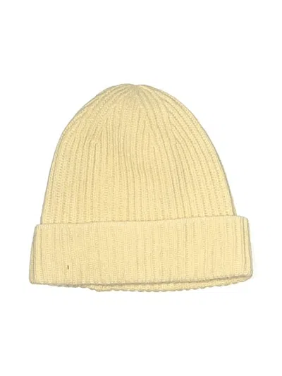 Pre-owned H&m Beanie Hat In White