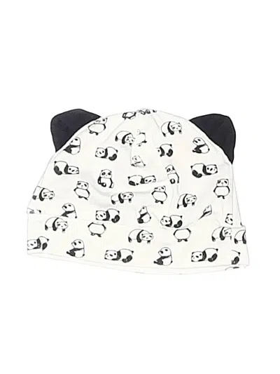 Pre-owned H&m Babies' Beanie Hat In White