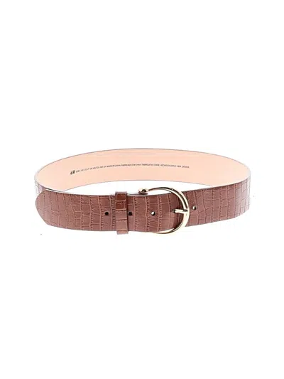 Pre-owned H&m Belt In Brown