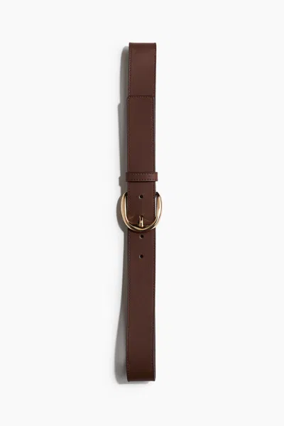 H&m Belt In Dark Brown