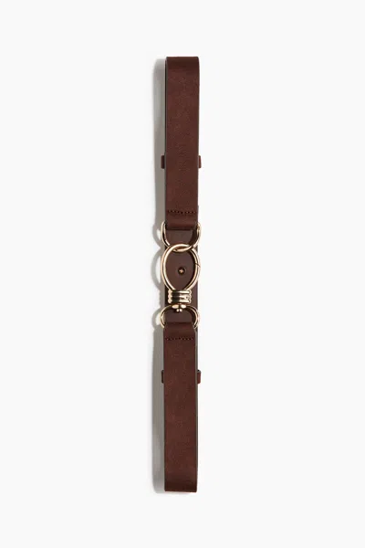 H&m Belt In Dark Brown