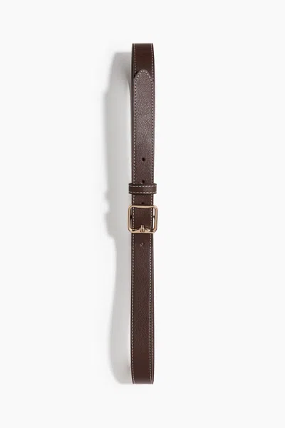 H&m Belt In Dark Brown