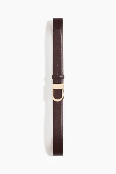 H&m Belt In Dark Brown