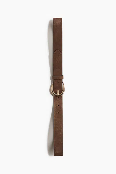 H&m Belt In Dark Brown