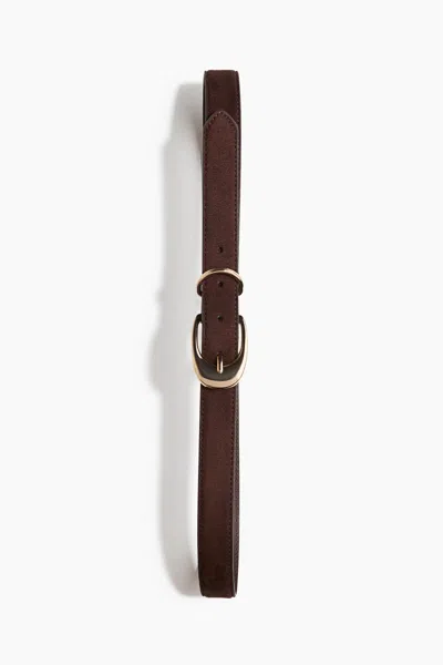 H&m Belt In Dark Brown