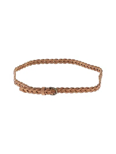 Pre-owned H&m Belt In Tan