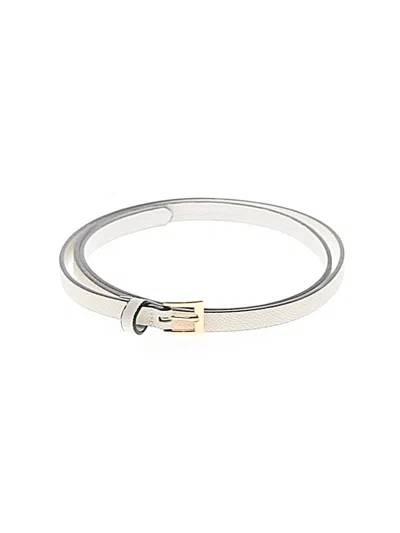 Pre-owned H&m Belt In White