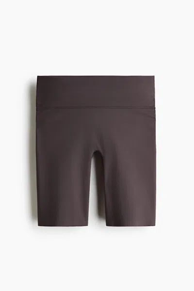 H&m Biking Shorts With Softmove In Gray