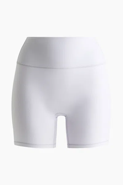 H&m Biking Shorts With Softmove In White