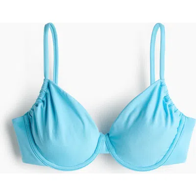 H&m Bikini Top In Blue