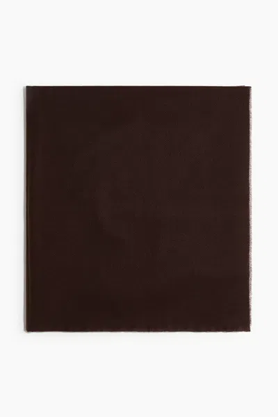 H&m Blanket Scarf In Brown