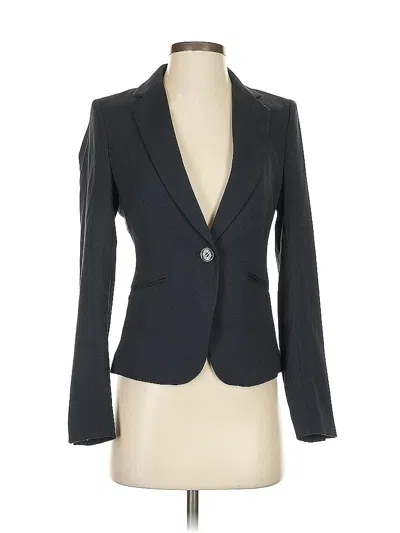 Pre-owned H&m Blazer Jacket In Black