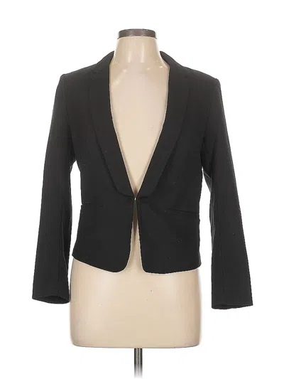 Pre-owned H&m Blazer Jacket In Black