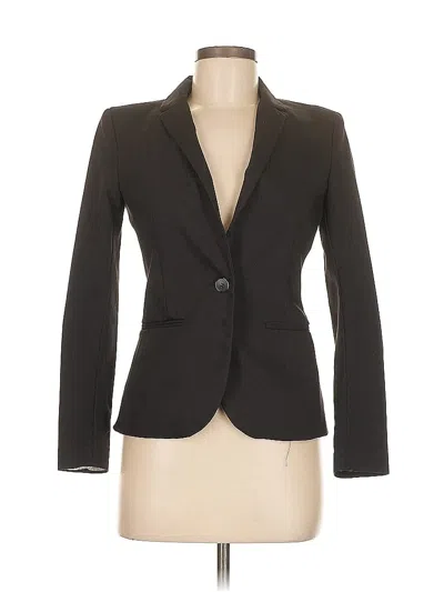 Pre-owned H&m Blazer Jacket In Black
