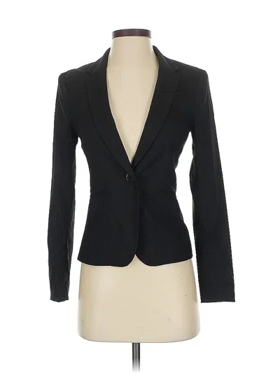 Pre-owned H&m Blazer Jacket In Black