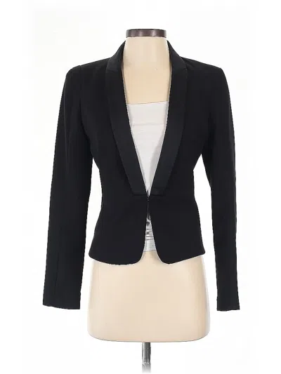 Pre-owned H&m Blazer Jacket In Black