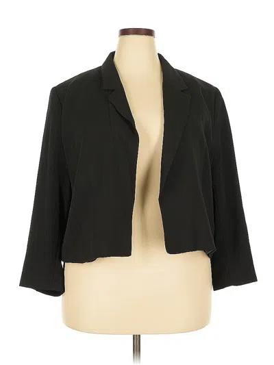 Pre-owned H&m Blazer Jacket In Black