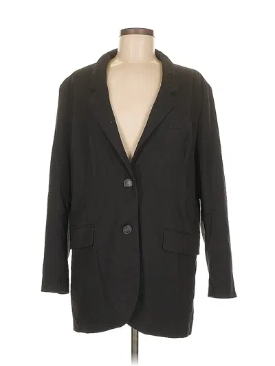 Pre-owned H&m Blazer Jacket In Black