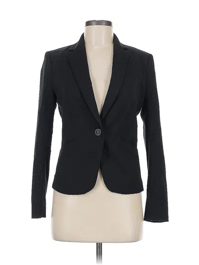 Pre-owned H&m Blazer Jacket In Black