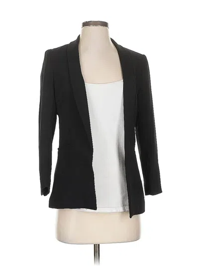 Pre-owned H&m Blazer Jacket In Black