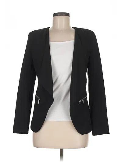 Pre-owned H&m Blazer Jacket In Black
