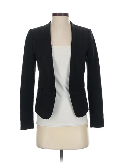 Pre-owned H&m Blazer Jacket In Black