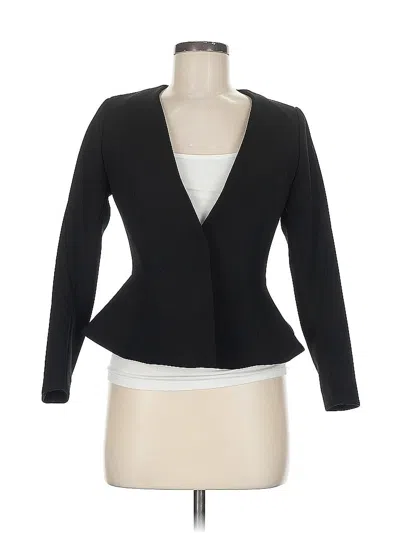 Pre-owned H&m Blazer Jacket In Black