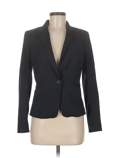 Pre-owned H&m Blazer Jacket In Black