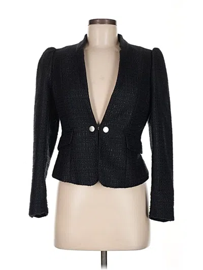 Pre-owned H&m Blazer Jacket In Black
