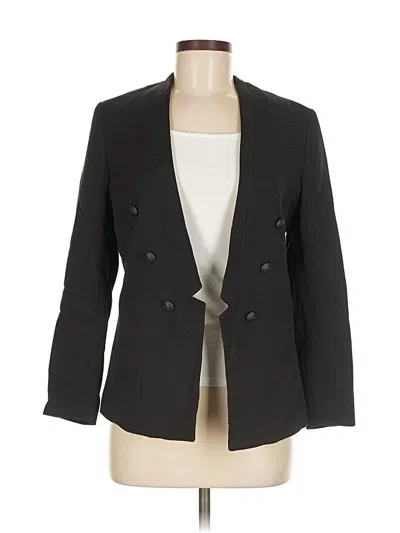 Pre-owned H&m Blazer Jacket In Black