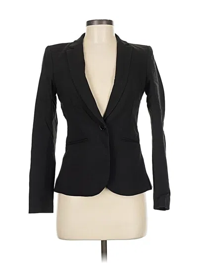 Pre-owned H&m Blazer Jacket In Black